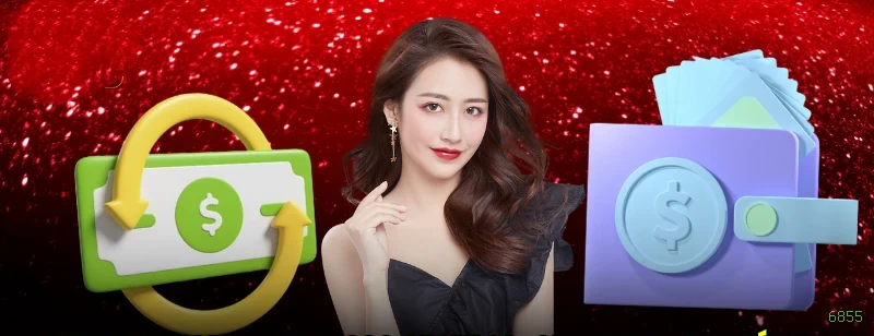 Imagem promocional da 6855 mostrando a plataforma e suas vantagens